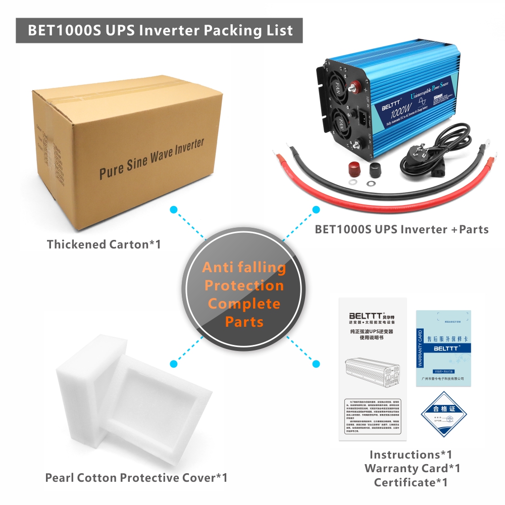 BELTTT 1000W ups inverter